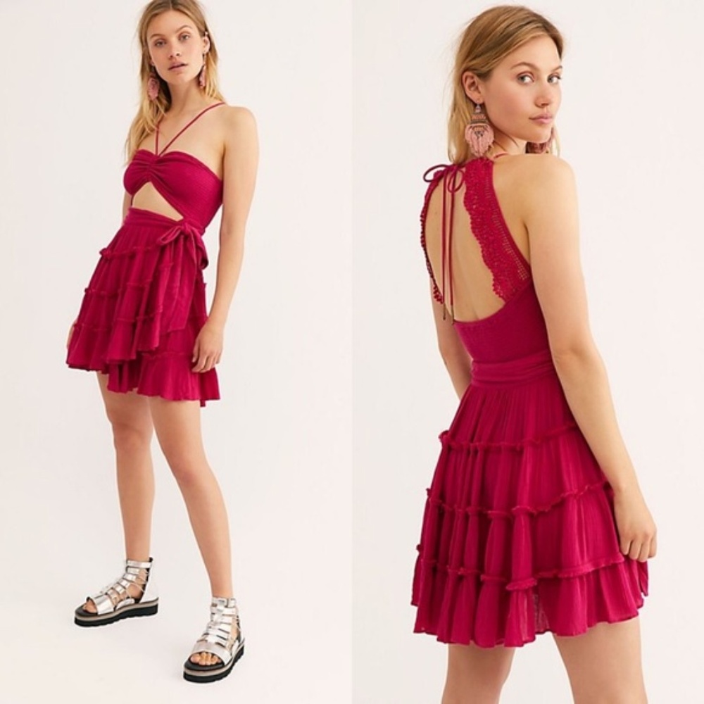 Free People Hot Dang Mini Dress